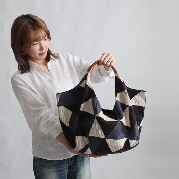 レディース 美品♪dosaドーサ 2way トートバッグ インディゴ染め 