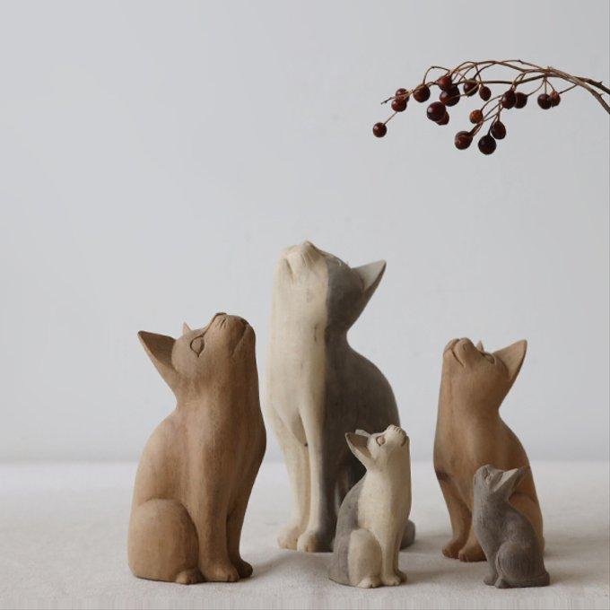 セット販売 木製パーツのみ 猫の住む ペンダント ライト シェード