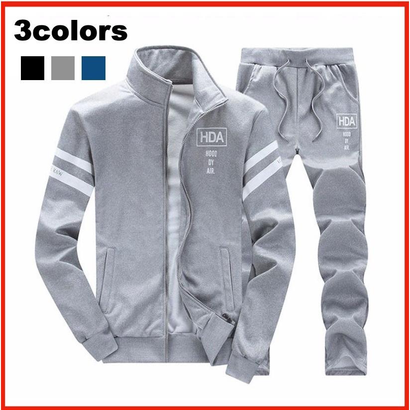セットアップ メンズ 上下セット 裏起毛 長袖 大きいサイズ 秋冬 ジャージ上下セット おしゃれ ジャージ メンズ スウェット 4xl ブラック ネイビー グレー N65 Any Shop 通販 Yahoo ショッピング