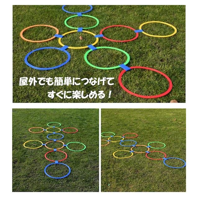 けんけんぱリング 28cm アジリティ トレーニングリング ケンケンパ リング 室内 屋内 屋外 おもちゃ キッズ 遊び リングゲーム  カラー｜any-shop｜09