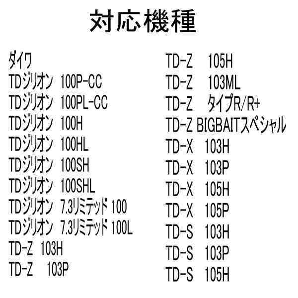 ダイワ TD-X 103 スプール用ベアリング HXタイプS(11-5-4&8-3-4)｜any-yhshop｜04