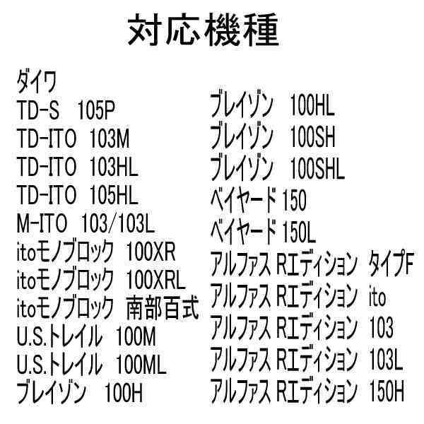 ダイワ TD-X 103 スプール用ベアリング HXタイプS(11-5-4&8-3-4)｜any-yhshop｜05