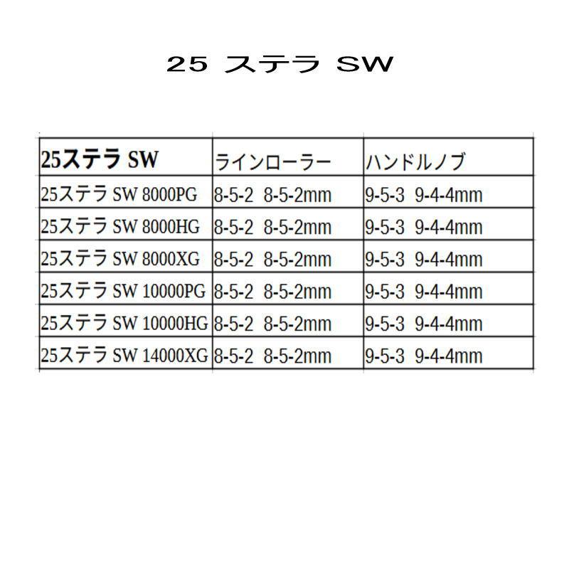 シマノ 20 ステラ SW ラインローラー 6000PG 6000HG 6000XG（8-5-2 8-5