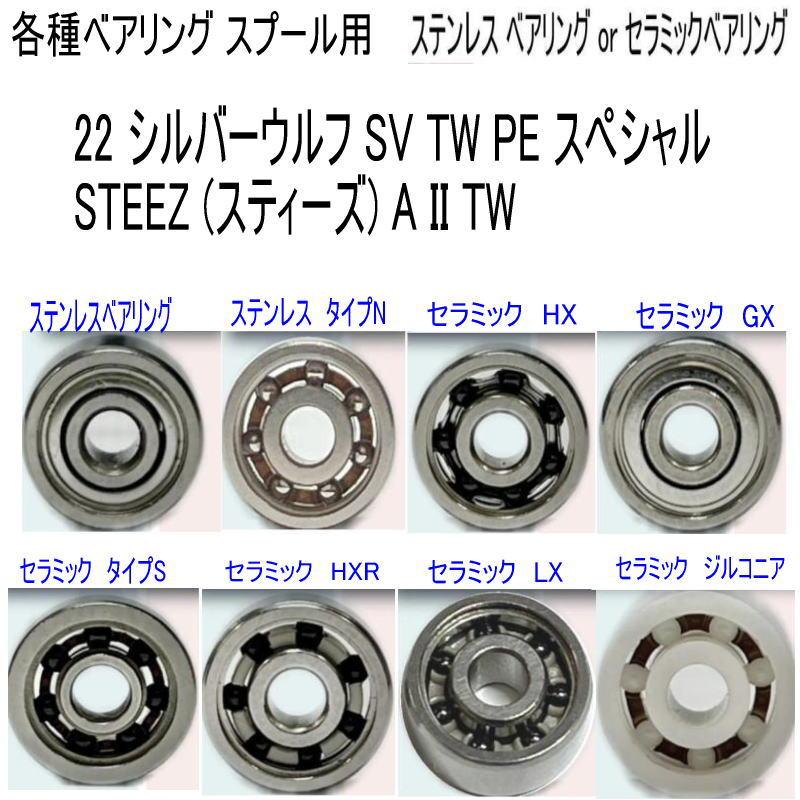 1600円から【ダイワ スプール用 適合機種】22 シルバーウルフ SV TW PE