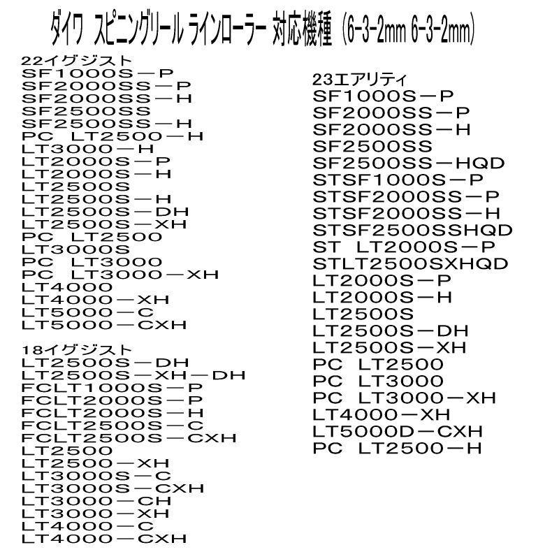 1600円から ダイワ 15イグジスト or 12イグジスト ライン ローラー2個