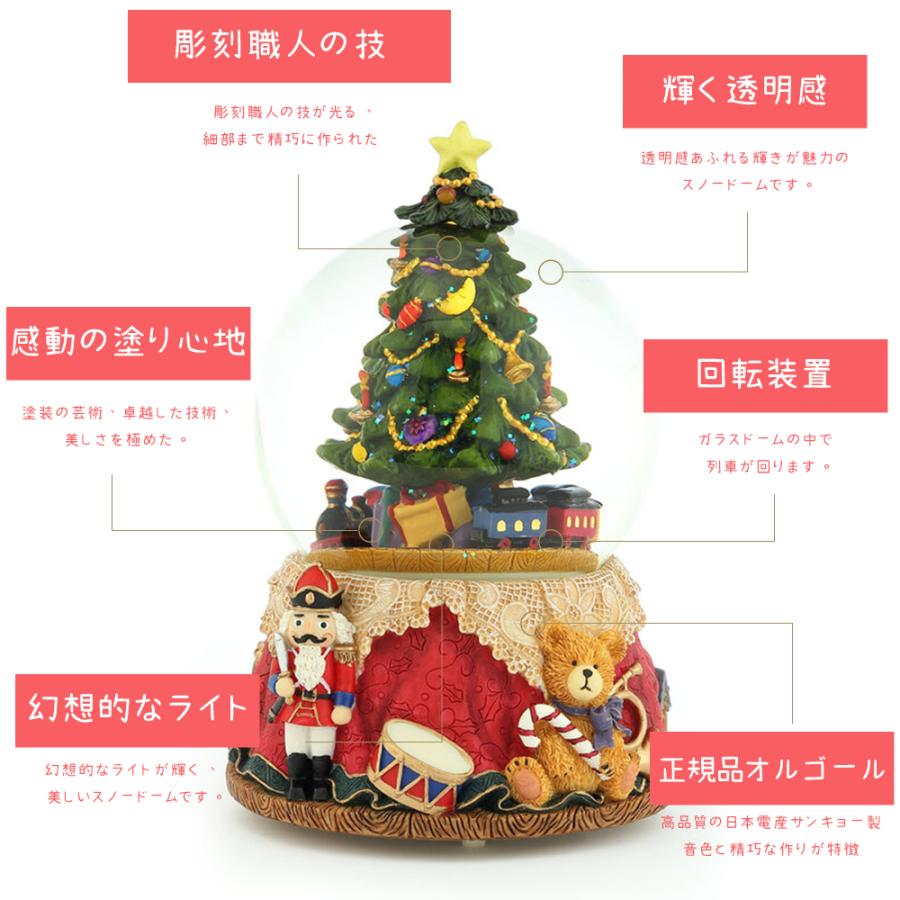 春のお祝いギフト ポイント10倍】【JARLL】スノードーム クリスマス