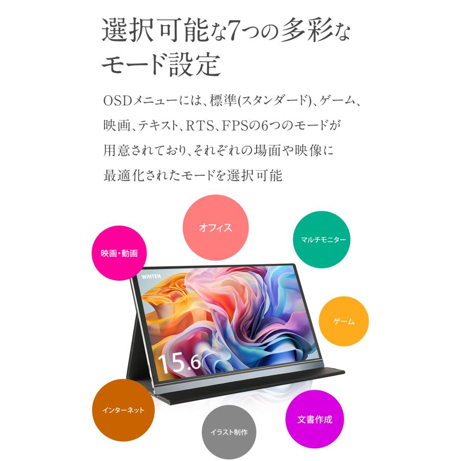 WINTEN WT-156H2-BS 15.6インチモバイルモニター WINTEN WT-156H2-BS [15.6インチ] 価格比較 - 価格.com