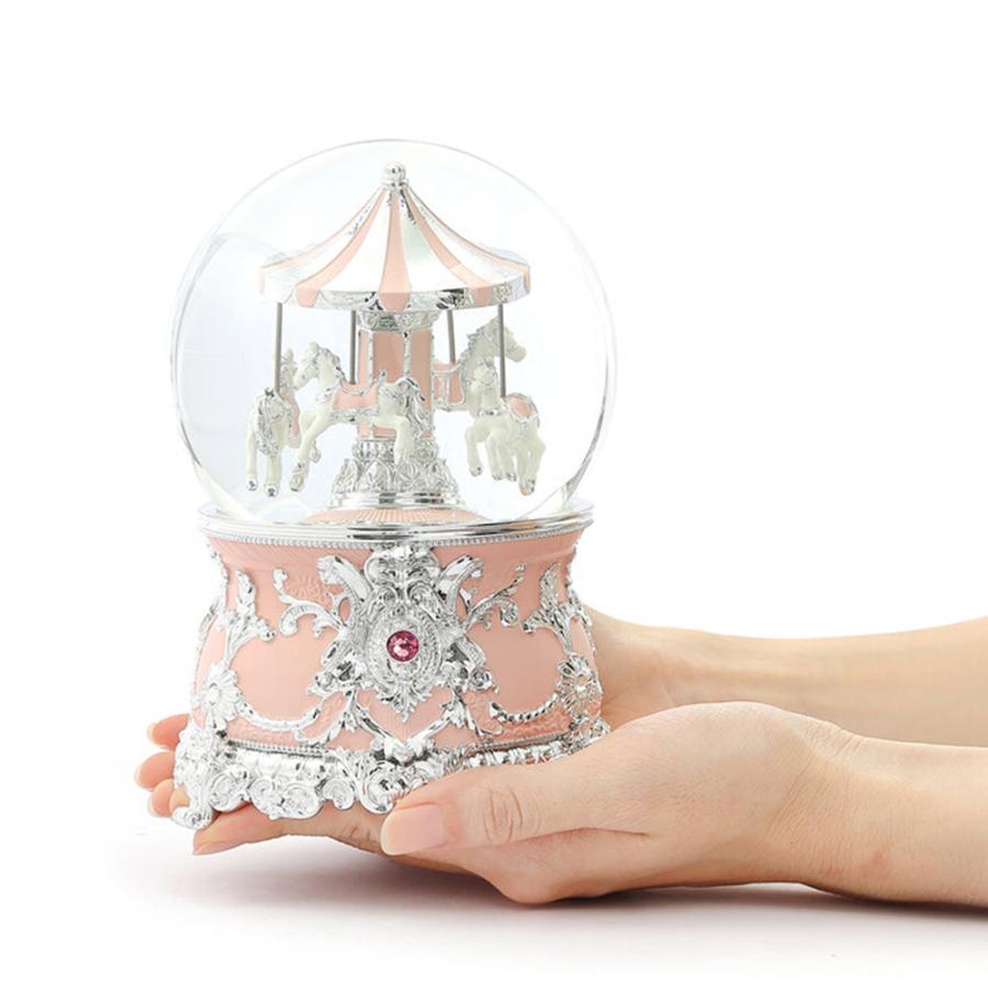 高級 スノードーム メリーゴーランド プレゼント【安心保証 送料無料