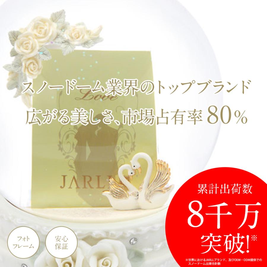 【春のお祝いギフト ポイント10倍】【JARLL】スノードーム スノーグローブ オルゴール(ぜんまい式) フォトフレーム ギフト 贈り物 WF1404 5567_1