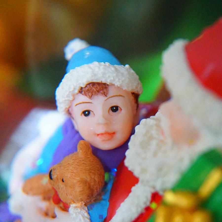 JARLL】スノードーム クリスマス サンタクロース そりすべり 高級