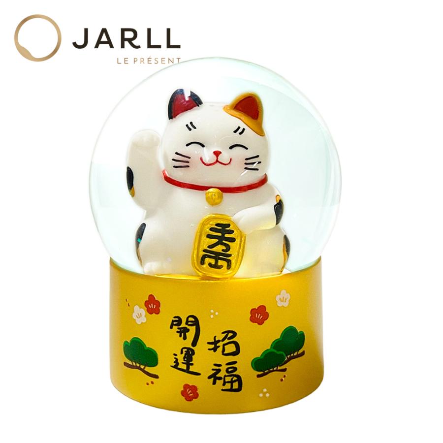 スノードーム 金運舞う招き猫 プレゼント JARLL IA25008 日本 tokyo