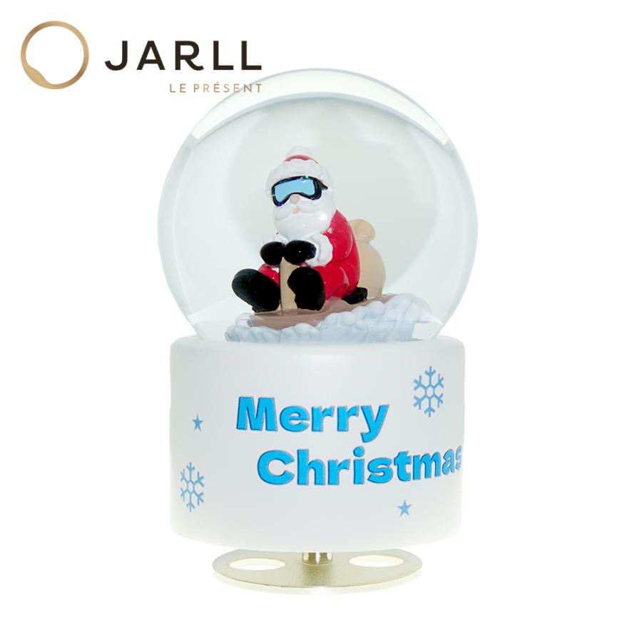 スノードーム　クリスマス　JARLL 楽天市場】スケートボード サンタ クリスマス スノードーム