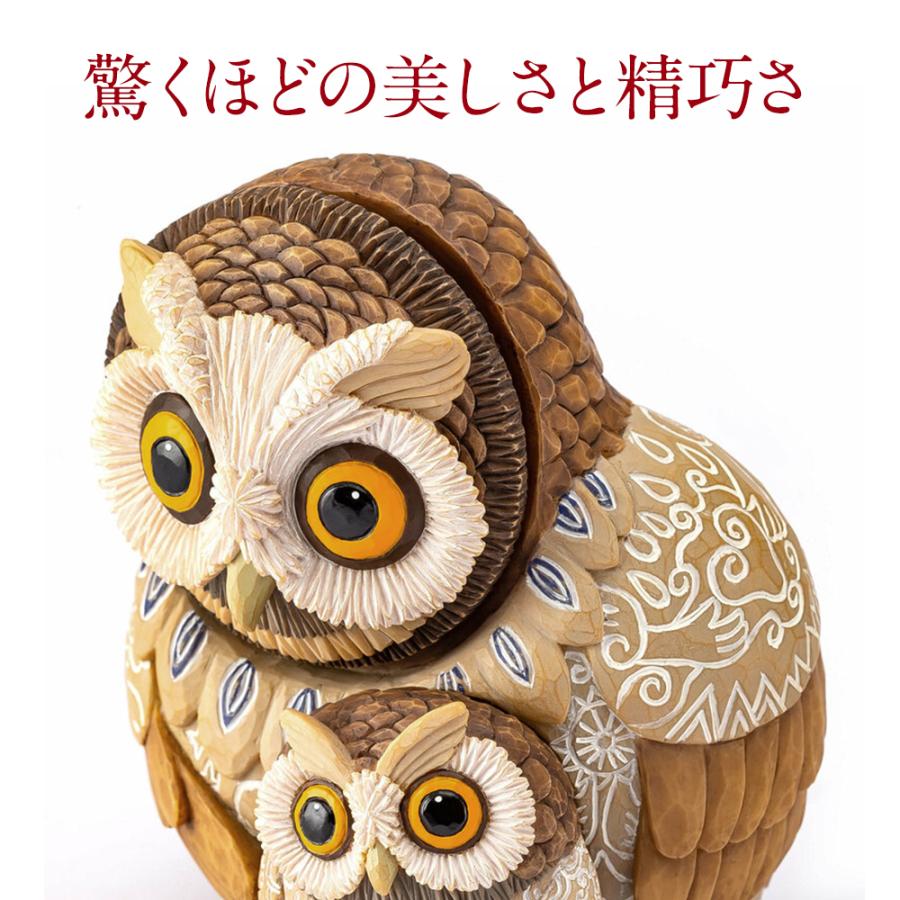オルゴール フクロウ プレゼント【送料無料 代引き無料】 JARLL