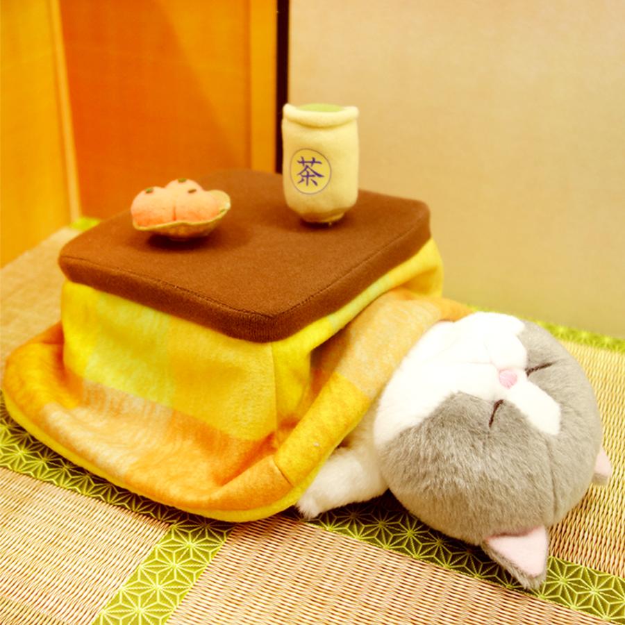 ぼうみたいなねこ用 こたつ ぬいぐるみ用 湯飲み みかん 内藤デザイン
