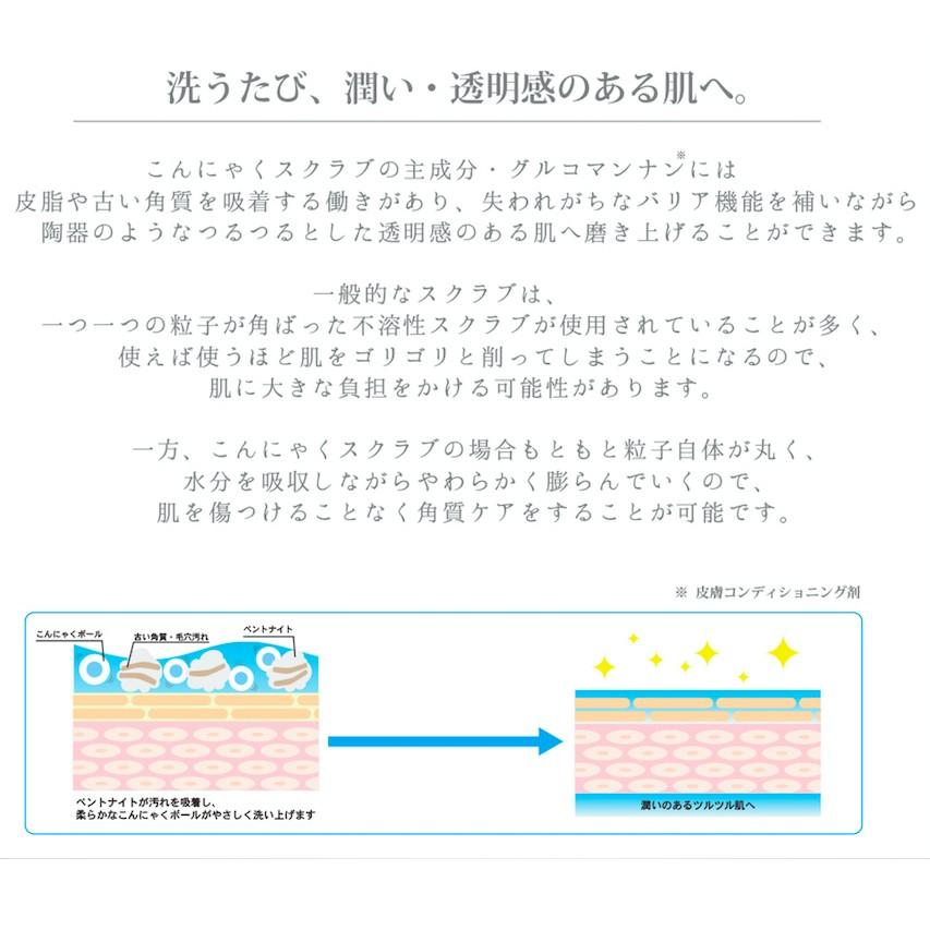 Gloss Face グロスフェイス ゴマージュ こんにゃくスクラブ洗顔 ホワイトムスクの香り 100g 日本製 Glossface Anyfield 通販 Yahoo ショッピング