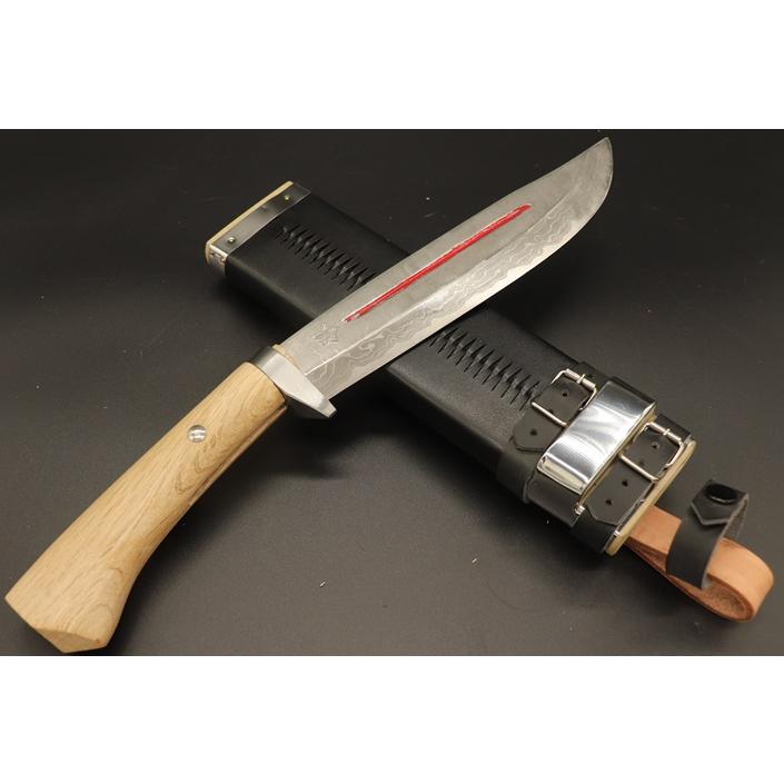 薄刃210mm 両刃　ダマスカス　レアアイテム 関孫六 包丁 牛刀 21cm (210mm) 関の刃物 貝印 ダマスカス 33層