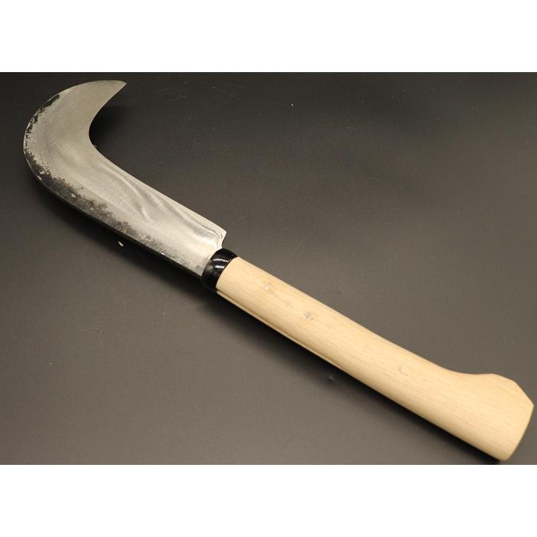 ナタ鎌2 鉈鎌 片刃 100匁 総重量：約500g 白2 レザーケース付き 登鎌 : 山林刃物・打ち刃物の安養寺屋 - 通販 - Yahoo ...
