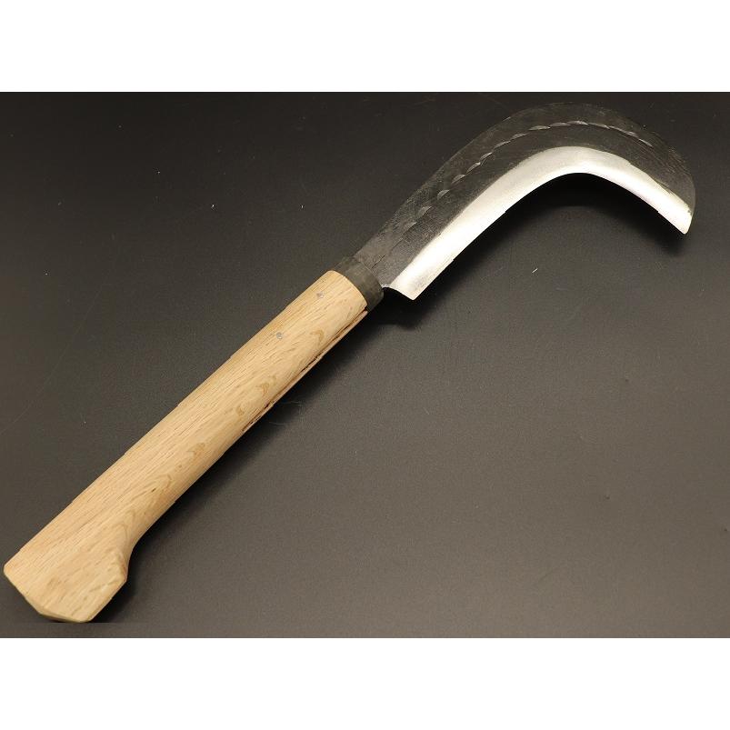 ナタ鎌3 鉈鎌 両刃 110匁 総重量：約540g 白2 レザーケース付き 登鎌 : 山林刃物・打ち刃物の安養寺屋 - 通販 - Yahoo ...