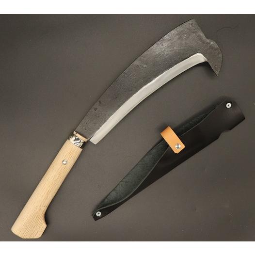 トビ鉈ロング 富山型 片刃 130匁 : 山林刃物・打ち刃物の トビ鉈ロング 富山型 片刃 130匁 : 山林刃物・打ち刃物の