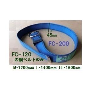 林業用安全帯　「WP-FC-22-W-BL5-M-LY300」U字吊り安全帯ワイヤー入り　ロープ直径16mm×3000mm　胴ベルト巾45×1200mm・補助ベルト巾85×700mm　藤井電工　｜anyoujiya-1｜03