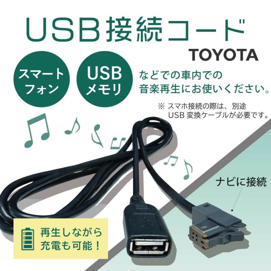 トヨタ 純正ナビ スマホ Usb 接続 コード 変換 互換 大好き A B 車内 アンドロイド 再生 Android が聴ける ケーブル 充電 音楽 Iphone