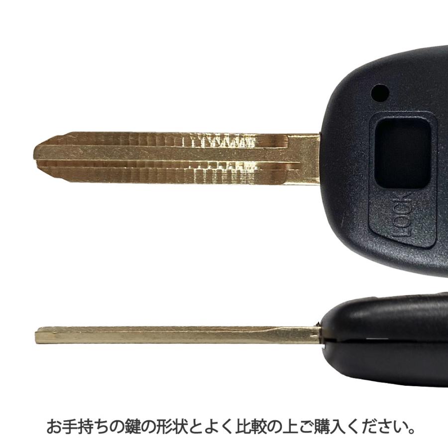 トヨタ（TOYOTA） 3ボタン カット付 キーレス ブランクキー TOY43 M382