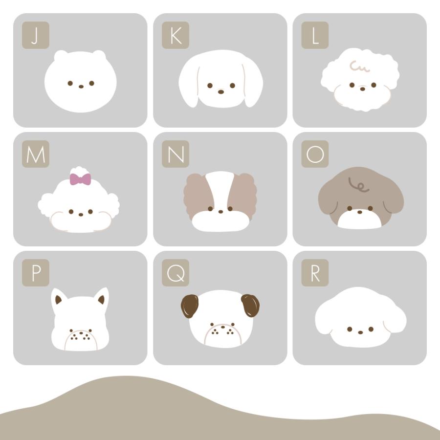 キーホルダー 名入れ 名前入り ワンちゃん 犬 イヌ 迷子札 ネームタグ