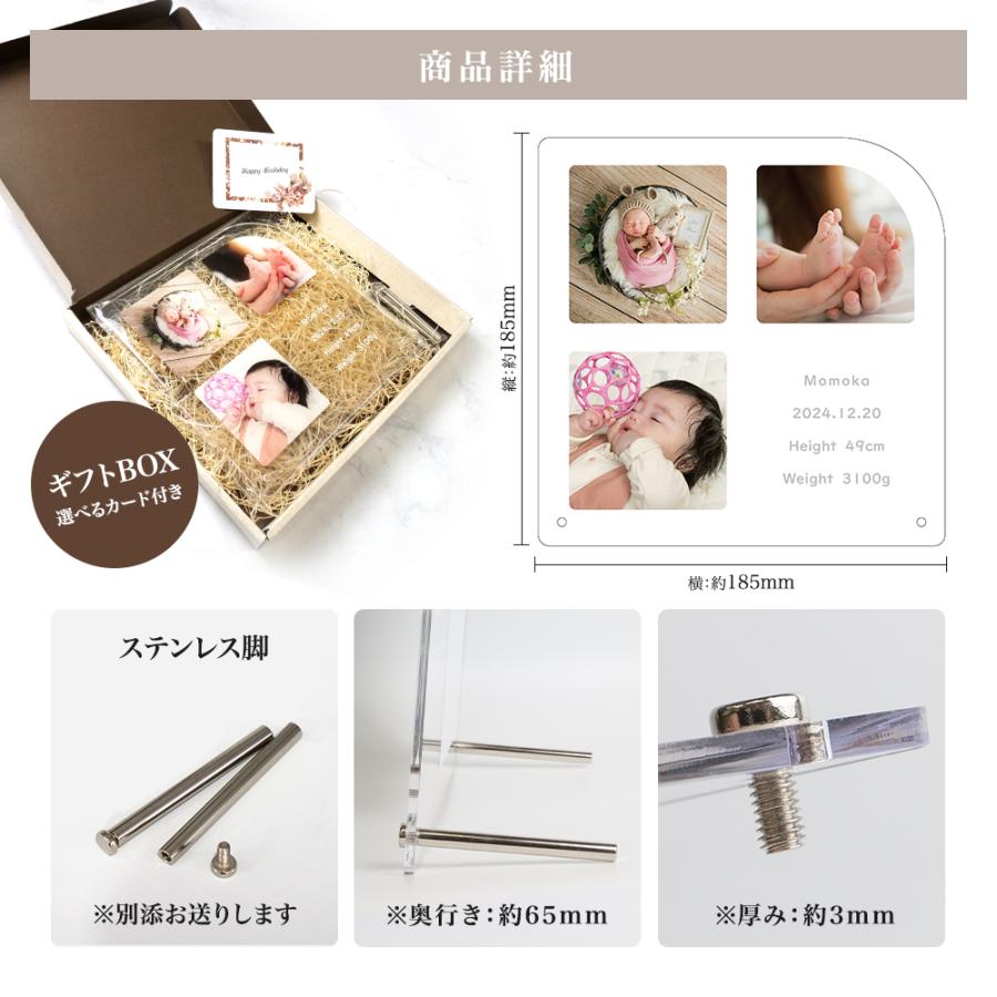 アクリル フォトパネル 写真入れ 名入れ オーダーメイド オリジナル