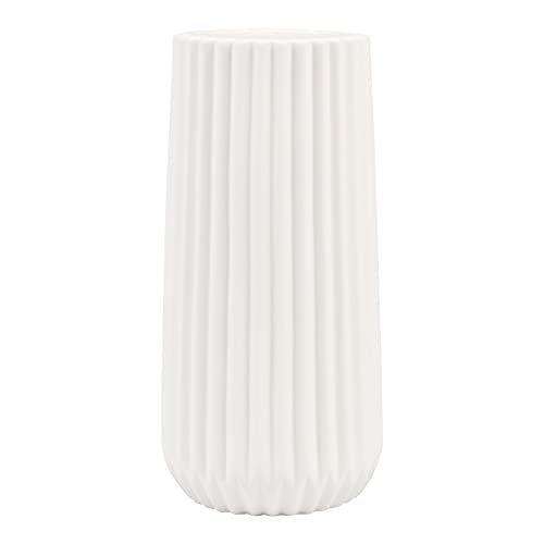 Fufufu Pro 花瓶 フラワーベース 白 陶器 マット シンプル 北欧 モダン デザイン L 23cm