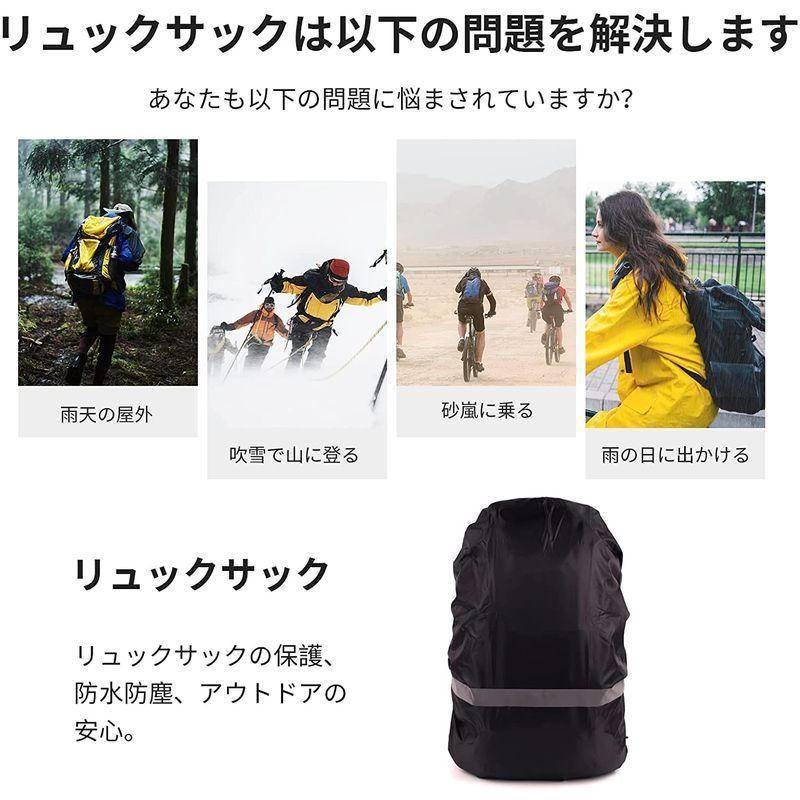 価格は安く リュック バッグ Ricisung リュックカバー 防水 カバー レインカバー 完全防水 雨よけ ザックカバー リュック リュック防水カバー 雨カバー 高輝度 Www Threeriversofs Com