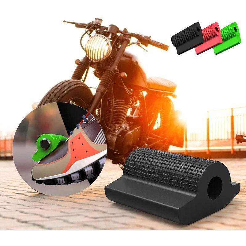 即納送料無料! ゴム製バイクギアシフトレバーカバー ブラック zlote