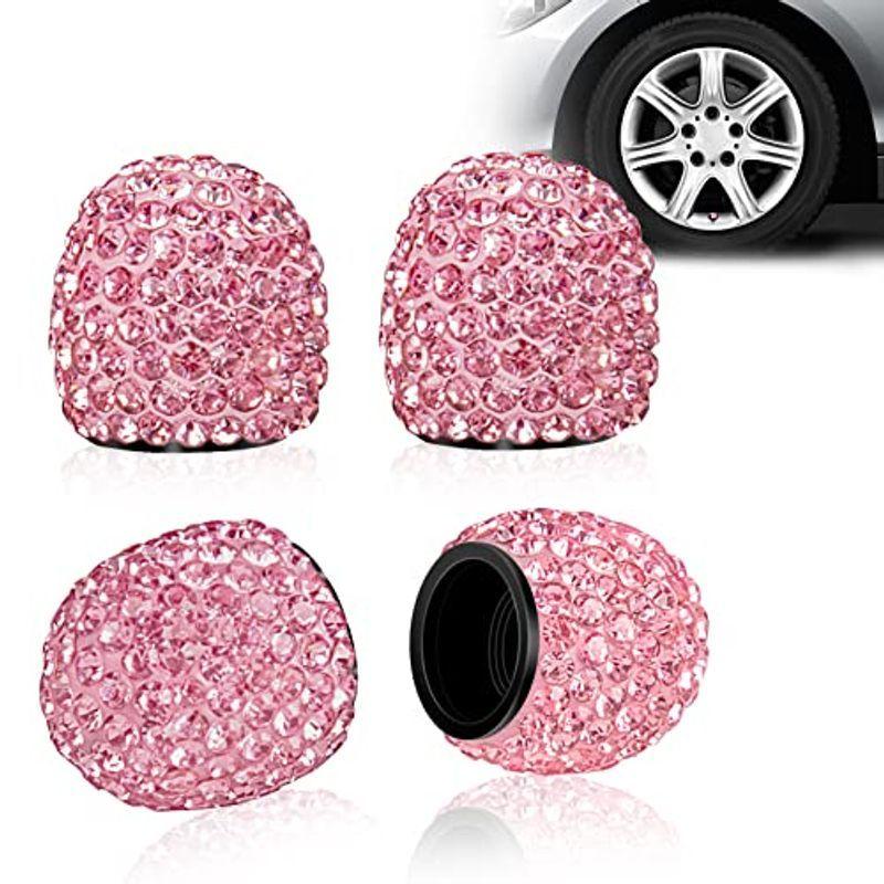 Ticarve車用エアバルブキャップバイク用タイヤエアバルブキャップ 車 自転車 オートバイ用 タイヤ飾り 軽量防水防塵キラキラ クリスタル エニシングm 通販 Yahoo ショッピング