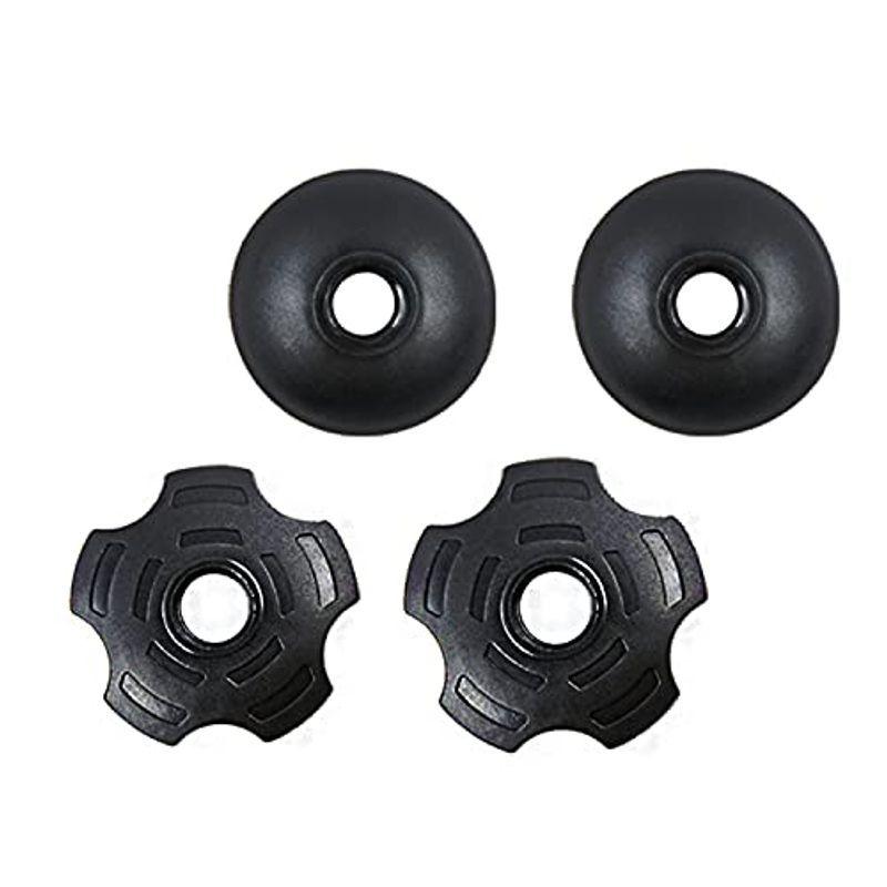 Mechhre トレッキングポールフットカバー バスケット スノーバスケット 付属品 ラバーキャップ 硬質ゴムカバー ラバー製 耐摩耗 汎用 定番から日本未入荷