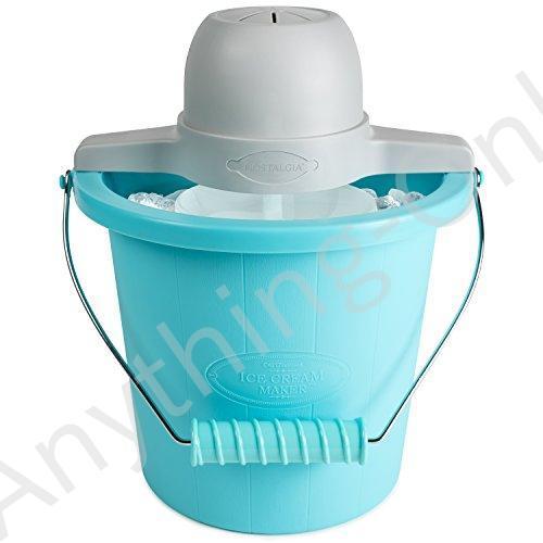 楽天市場 新品 並行輸入 Nostalgia Electrics Icmp400blue 4 Quart Electric Ice Cream Maker アイスクリームメーカー 在庫あり 即納 Ajpsistemas Com Br