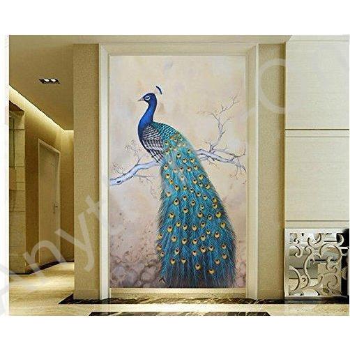 メーカー直売 新品 オールジャンルで並行輸入品を直輸入 Wapel 400x280cm並行輸入品 Cloth Silk Wallpaper 3d Custom Walls For Wallpaper Photo Porch Painting Oil Peacock Room For Wallpaper 3d 内装