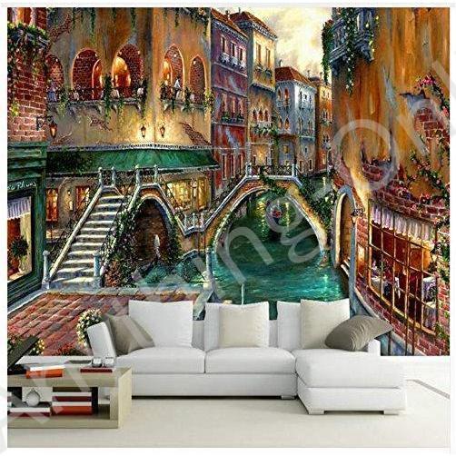 メーカー希望小売価格から30 Off 新品 3d壁紙 装飾油絵 3d壁紙 リビングルーム用 背景 ホーム改善 ウォータータウン 風景 壁画 アユズ 400x280cm Sda Web限定 Skylanceronline Com