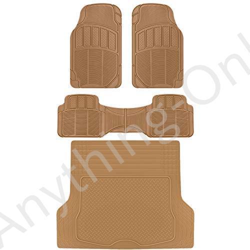 保証書付 k Carxs Proliners クラシックゴム製車フロアマット 4枚 フロント リア トランクカーゴライナー 超人気の Kawarakuma Com