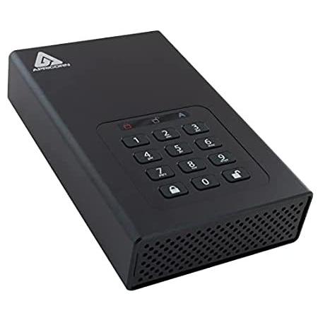 超可爱の 3.0 USB Encrypted 256-Bit DT Padlock Aegis 12TB Apricorn Hard (ADT-3P Drive HDD、ハードディスクドライブ