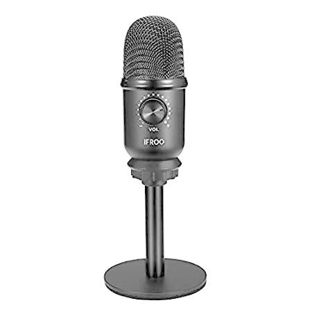 『4年保証』 IFROO USB Microphone, Computer Condenser Microphone for Streaming/Podcastin マイク本体