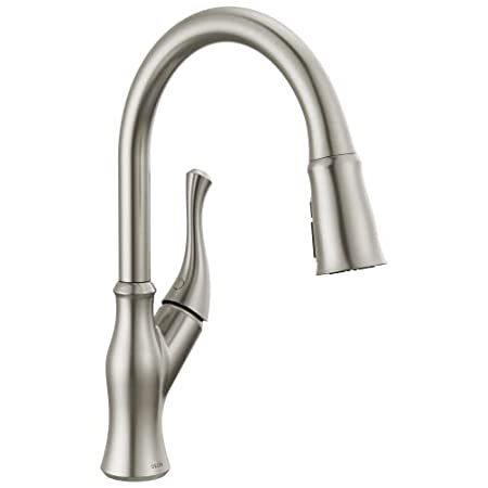 新発売の Delta Faucet Pu with Faucets Kitchen Faucet, Kitchen Nickel Brushed Ophelia キッチン蛇口、水栓