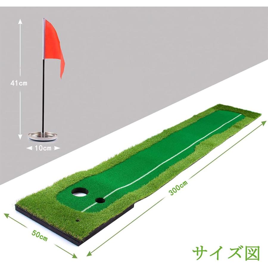 大量入荷 Enhong ゴルフ練習用パターマット ゴルフパター パッティング グリーン 誘導ライン有 サイズ300×50cm 300×75cm  厚いタイプ 3 plannerce.ir