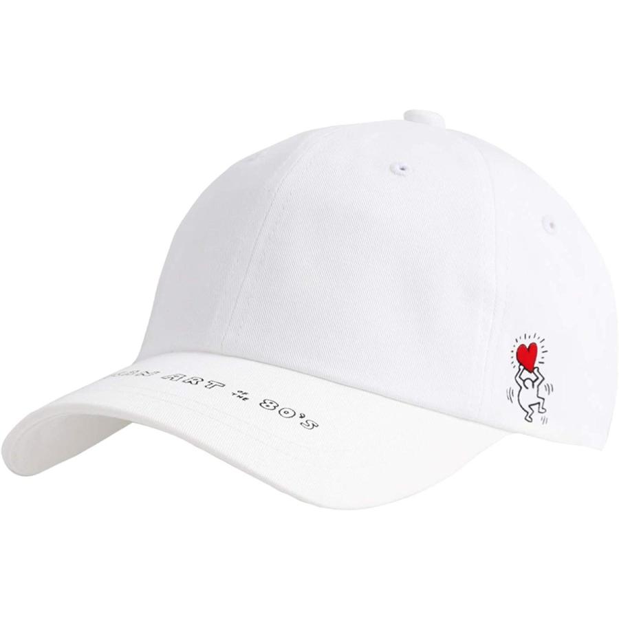 Withmoons 帽子 Keith Haringキースへリング プリント入りシンプルキャップ サイズ調節可能 メンズ レディース Cr その他ソフトボール用品 Thebestboatbrands Force5 Dev