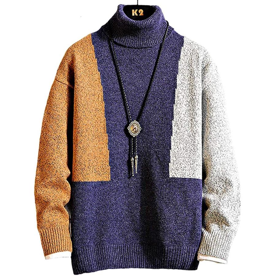 セーター メンズ 冬服 厚手 タートルネック ニット ハイネック 暖かい カットソー トップス 防寒 カジュアル セーター 春秋冬 M スポーツ用下着 汎用 Www Bollywoodpapa Com
