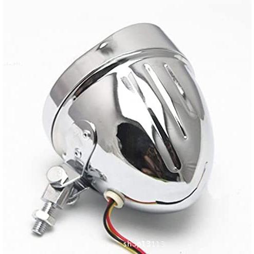 Dclcrb 4.5インチ ベーツライト バイク用 ヘッドライト ヘッドランプ 銀 汎用 ハーレーに対応｜anythingshop｜04