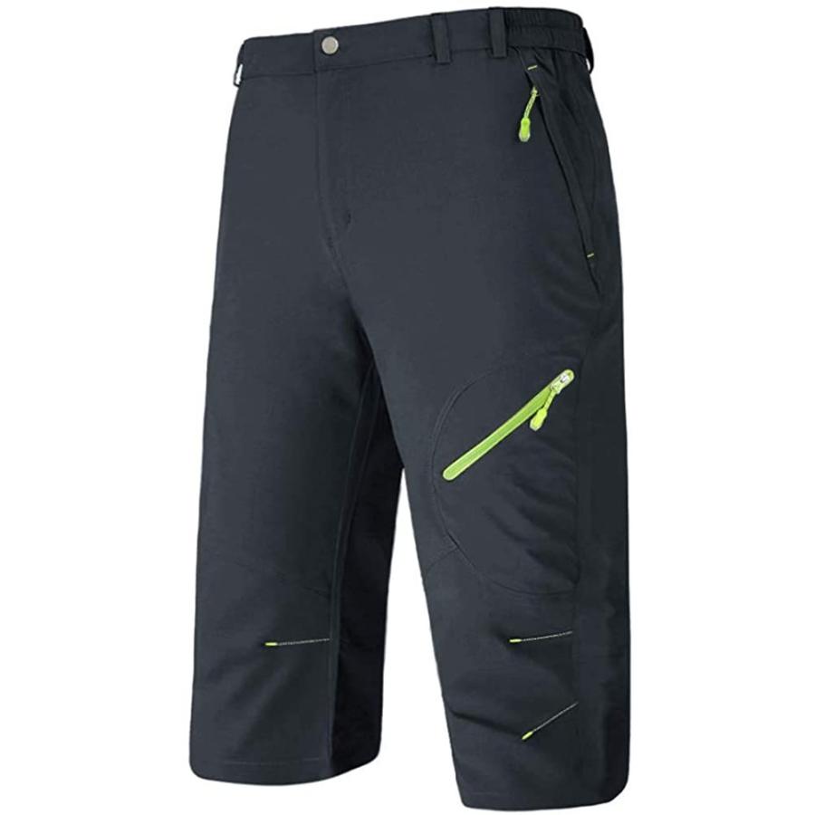 七分丈 パンツ メンズ サイクリング ショートパンツ 7分丈 ランニングウェア 通気 吸汗 速乾 スポーツパンツ 耐磨 ハーフパンツ 登山 自転車用 安心発送