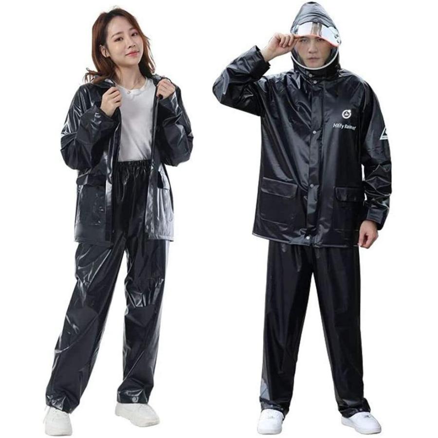 世界の ゴルフパーツ 工具 レインウェア メンズ レディース レインスーツ レインコート カッパ 雨具 上下 防水 撥水 防風 大きいツバ 夜間反射 ワークマン 雨着 自転車 バ Www Threeriversofs Com