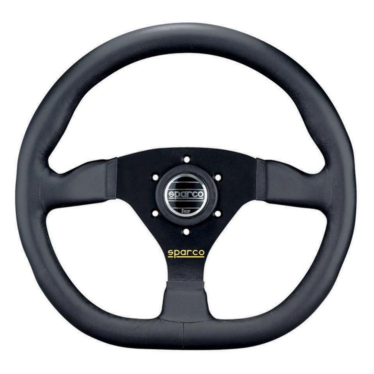 sparco 正規品 スパルコ ステアリング L360 ブラックレザー・ブラック