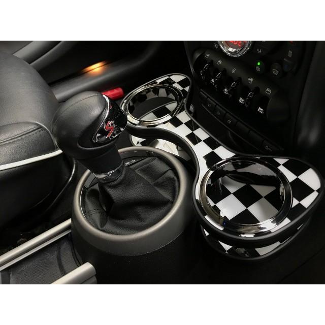 バッセル センタードリンクホルダー MINI R60 BUSSELL imp バッセル センタードリンクホルダー ブラックレザー調 BMW MINI