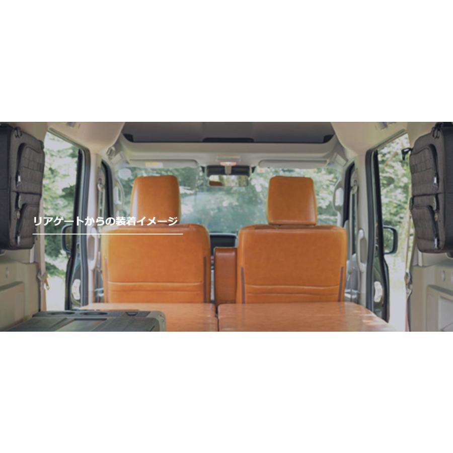 進光自動車製 DA17V DA17W 網戸左右セット エブリイOEM車 車中泊 車用網戸 銀黒 左右セット DA17V DA17W スズキ エブリイワゴン