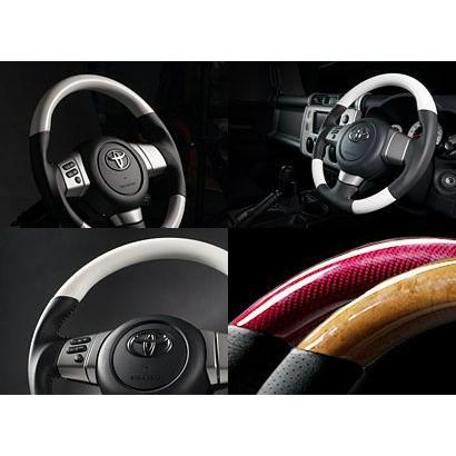 REAL ガングリップステアリング プレミアムブラックウッド ブラック  